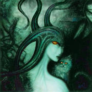 Czeslaw Gorski - Medusa I - Ölgemälde Malarstwo